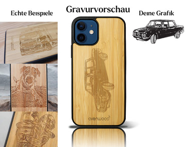 INDIVIDUELL iPhone 12 Bambus-Kunststoff